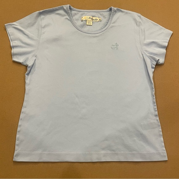 Masters by Magnolia Lane Baby Blue Tee Size Small - Picture 1 of 9
